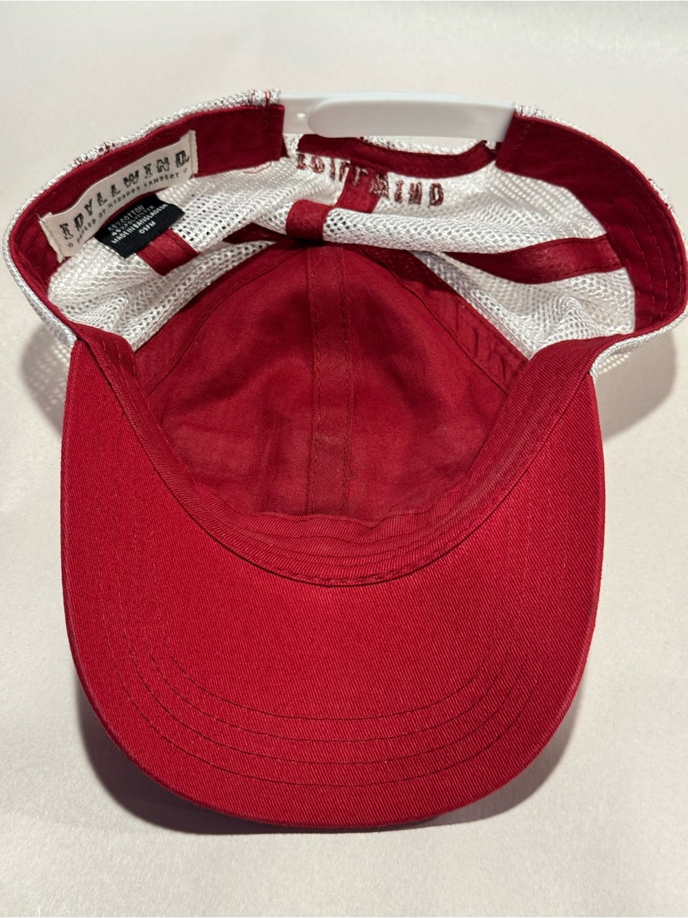 Crazy Heifer Cattle Co Snapback Trucker Hat Cap Mesh Back Red Miranda Lambert - Picture 6 of 7